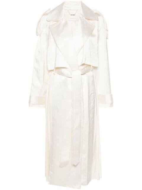 panelled-design trench coat by ZIMMERMANN