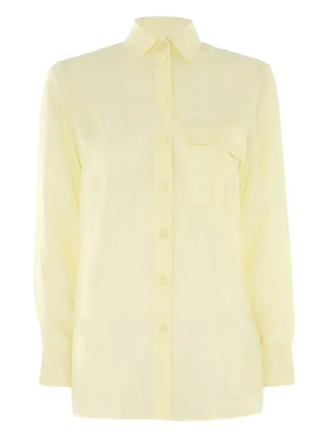 patch-pocket silk shirt by ZIMMERMANN