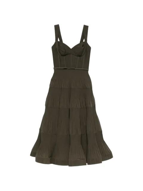 pleated draped midi dress by ZIMMERMANN