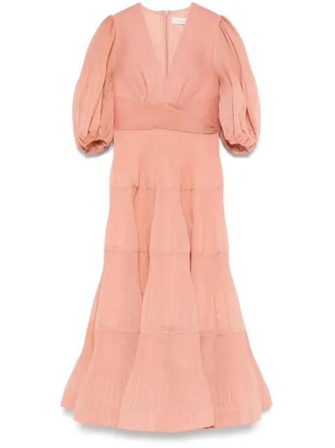 pleated midi dress by ZIMMERMANN