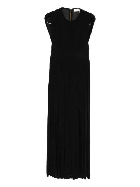 pleated-skirt sleeveless midi dress by ZIMMERMANN