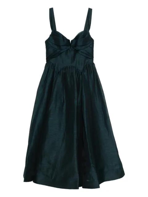 pleated straps dress by ZIMMERMANN