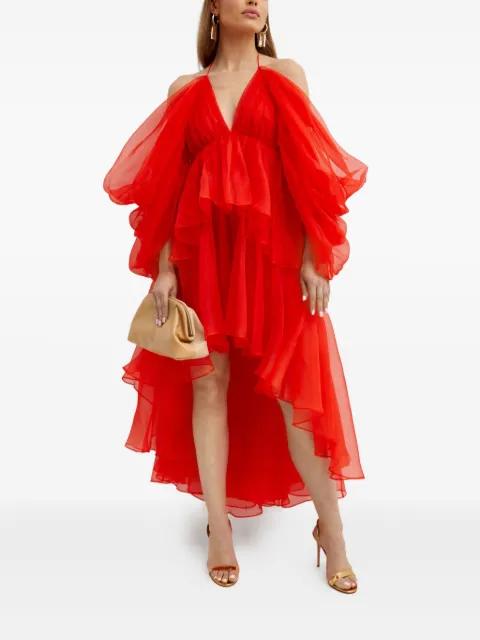 ruffled midi dress by ZIMMERMANN