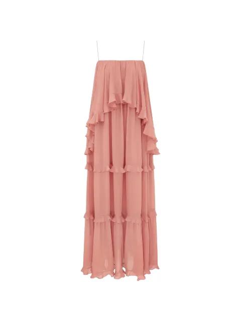 ruffled tiered dress by ZIMMERMANN