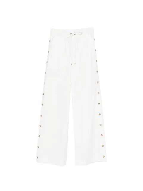 side-button drawstring-fastening trousers by ZIMMERMANN
