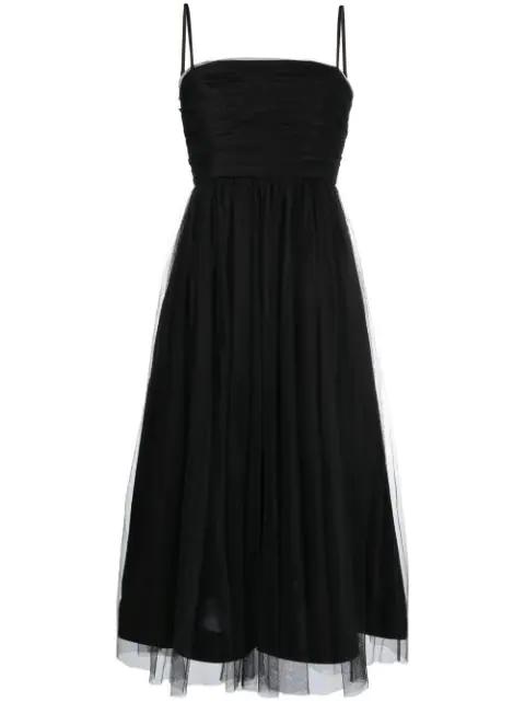 strapless tulle midi dress by ZIMMERMANN