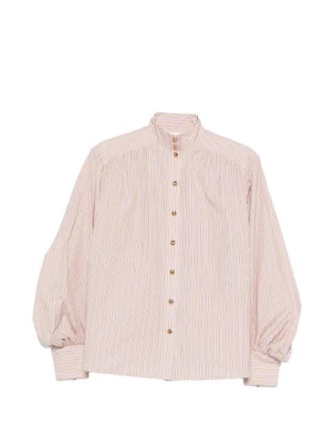 striped buttoned blouse by ZIMMERMANN