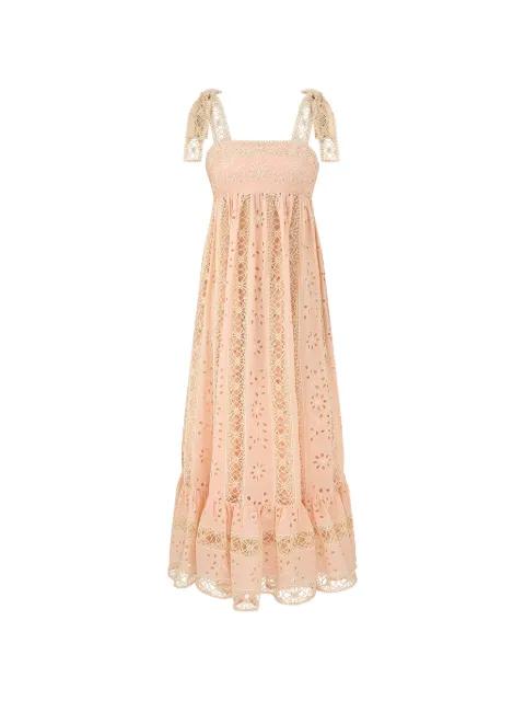 textured stripe maxi dress by ZIMMERMANN