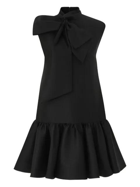 tie-neck flared mini dress by ZIMMERMANN