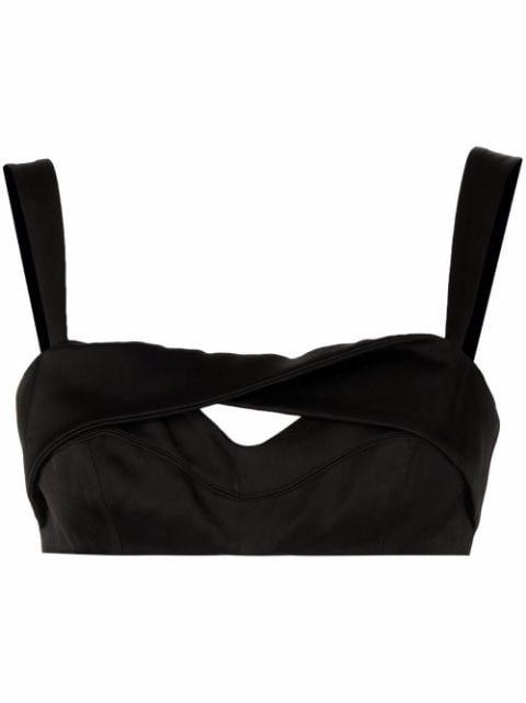 wide-strap detail bra by ZIMMERMANN