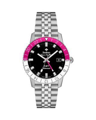 GMT Automatic Stainless Steel Watch by ZODIAC