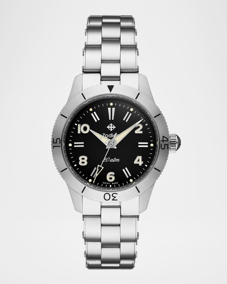 Men's Ref. 691 Manual Wind Stainless Steel Bracelet Watch by ZODIAC