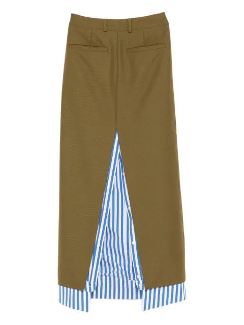 Nire striped panel skirt by ZOMER