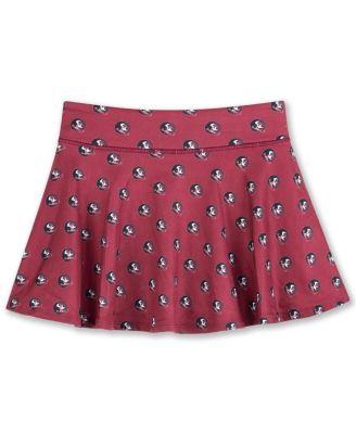 Big Girls Garnet Florida State Seminoles All-Over Print Tennis Skort by ZOOZATZ