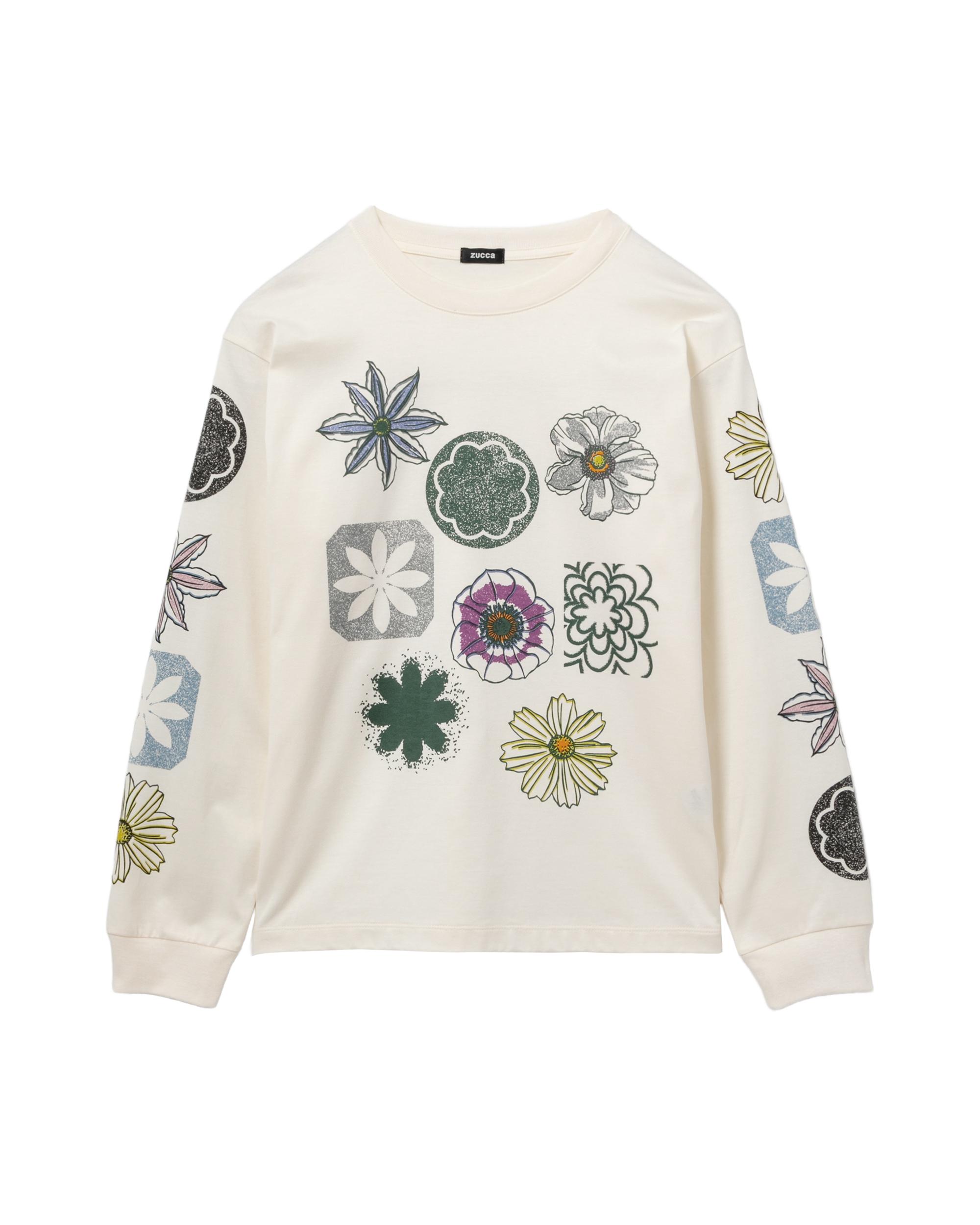 Floral long sleeve tee by ZUCCA