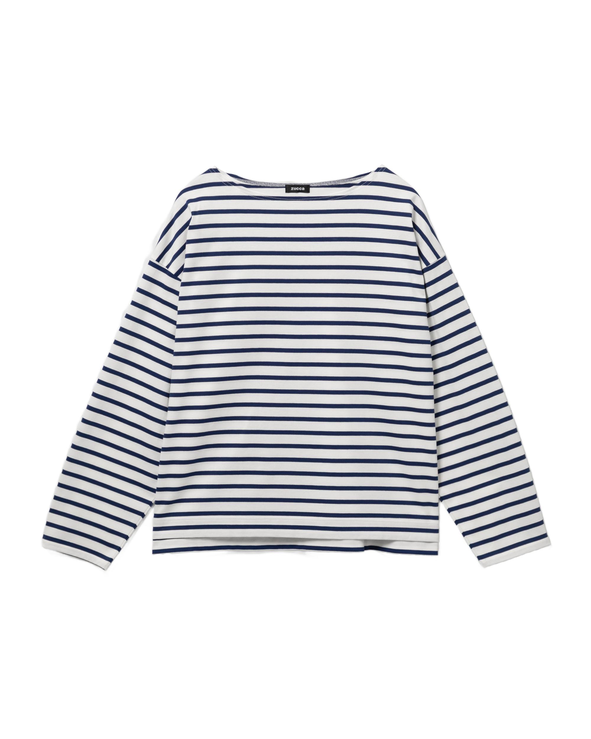 Striped long sleeve tee by ZUCCA