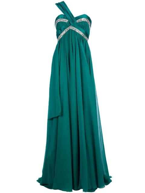 asymmetric shoulder strap dress by ZUHAIR MURAD