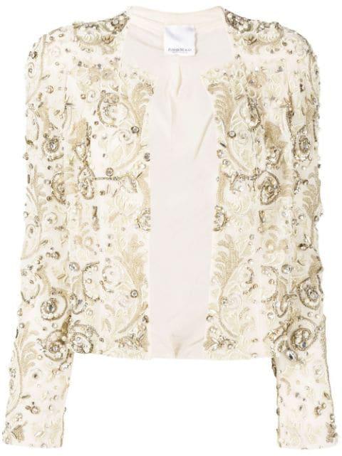 baroque-embellished cardigan by ZUHAIR MURAD