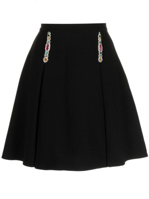 crystal-embellished cady miniskirt by ZUHAIR MURAD