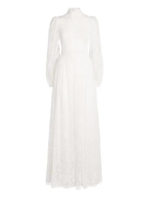 lace-pattern A-line gown by ZUHAIR MURAD
