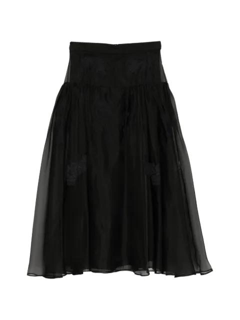 organza midi skirt by ZUHAIR MURAD