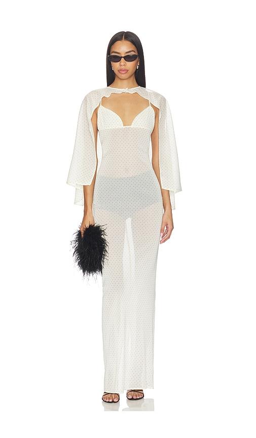 Zuleyha Kuru Amaris Dress in Cream by ZULEYHA KURU