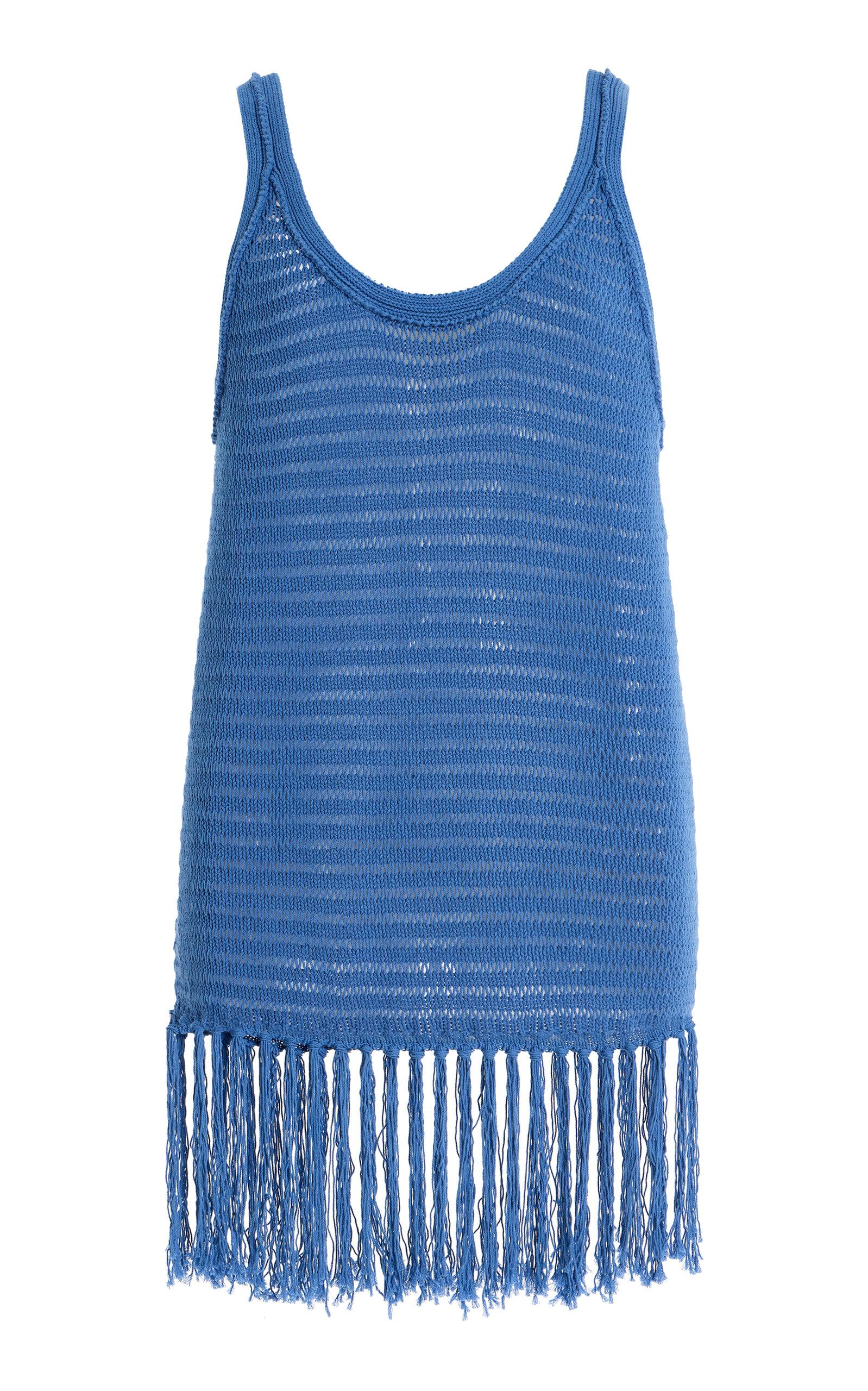 Zulu & Zephyr Exclusive Crochet Knit Cotton Tank Top - Moda Operandi by ZULU&ZEPHYR