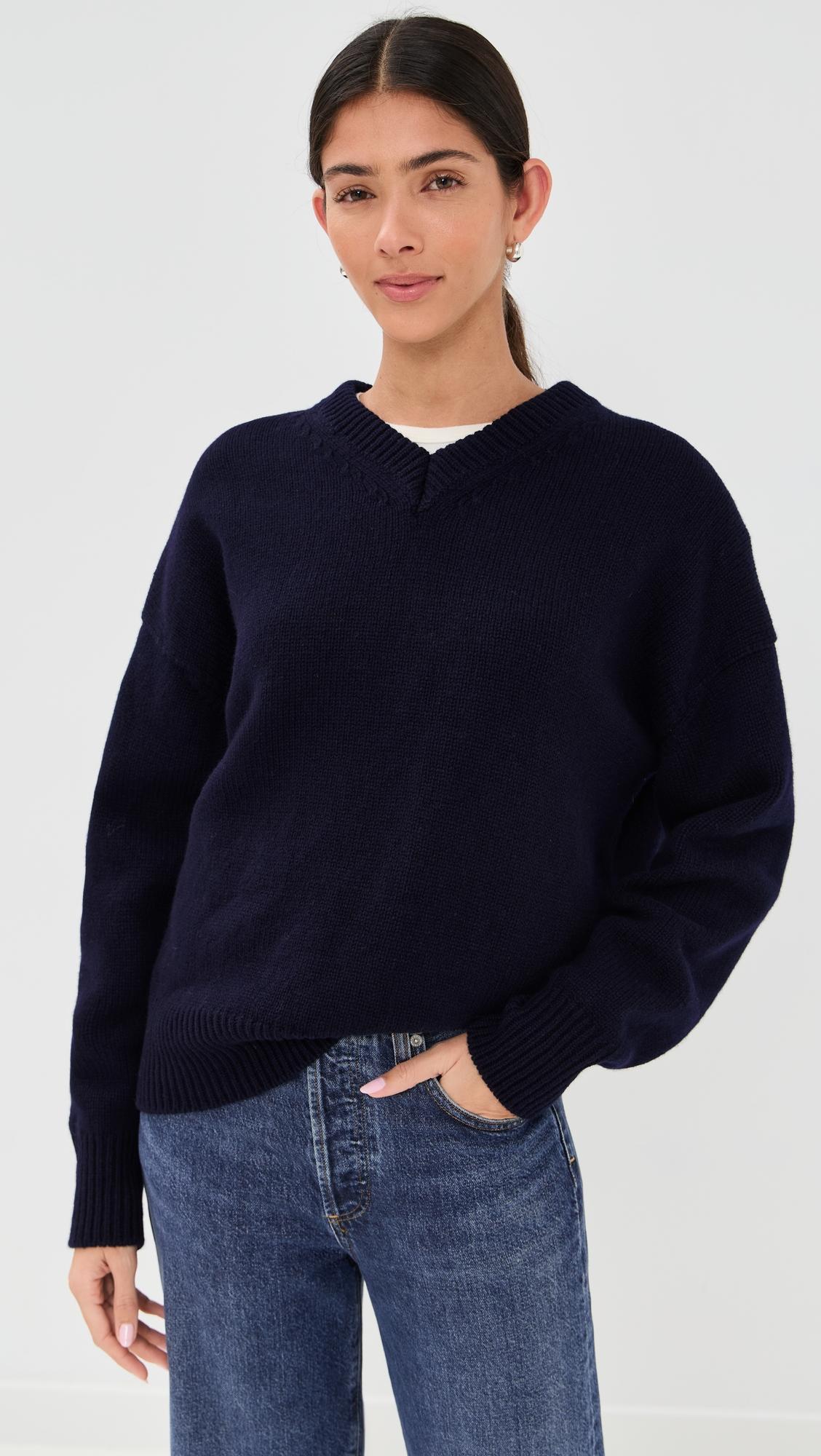 Balla V Neck Pullover by &DAUGHTER