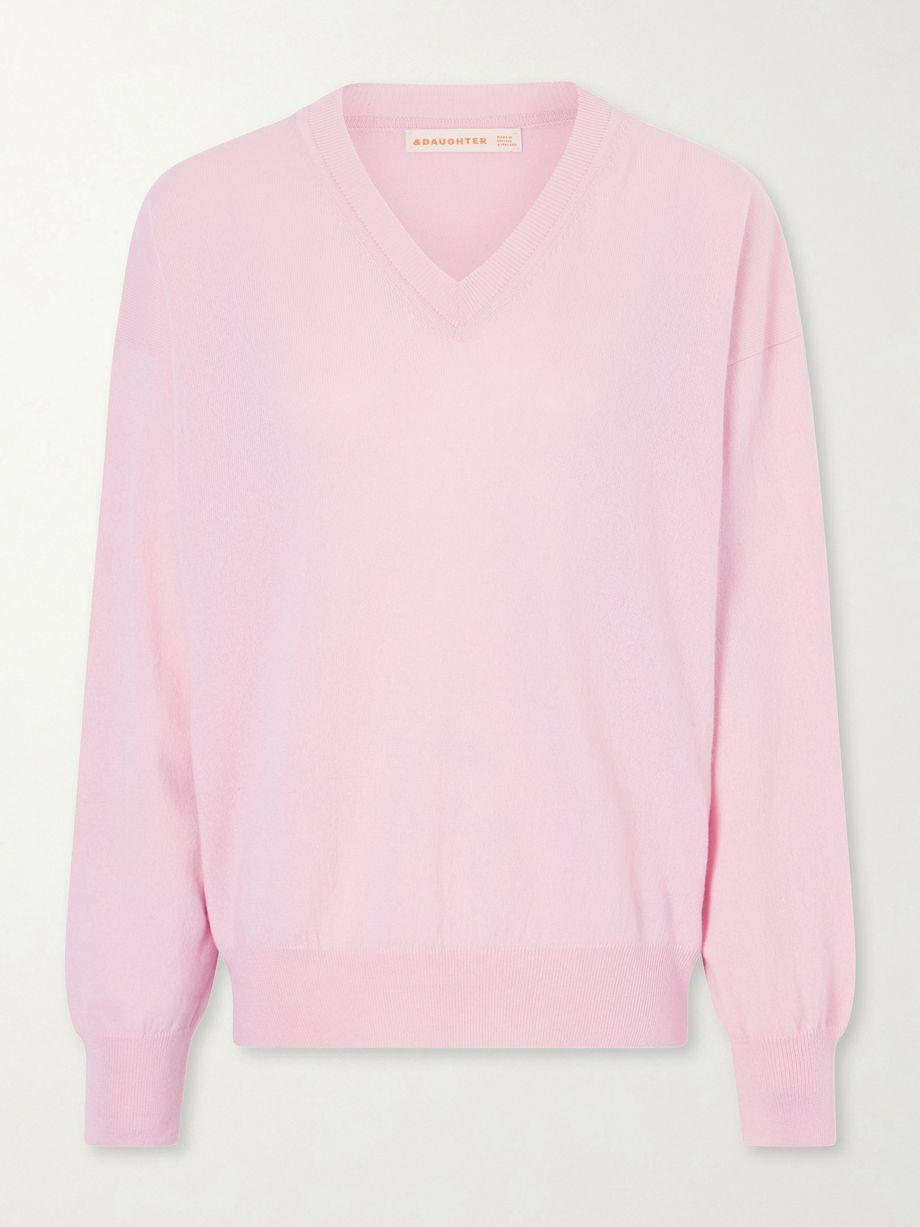 Tahra cashmere and cotton-blend sweater by &DAUGHTER